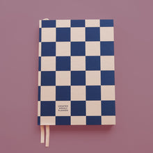  Blue Checkerboard | Weekly Overview | Undated Yearly Diary