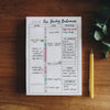 Daily Balance A5 Desk Pad Desk pad sighh