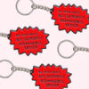 *SECONDS* Anxious Driver Keyring Keyring sighh