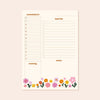 A5 Floral Scheduled In Planner Desk pad sighh