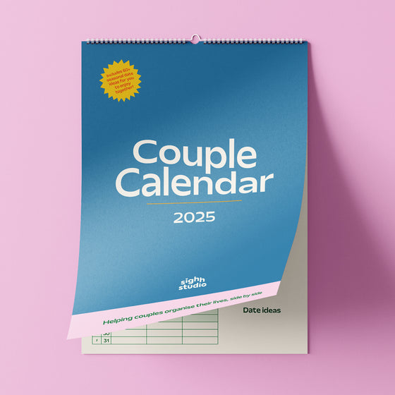 2025 Couple's Planner A3 Calendar