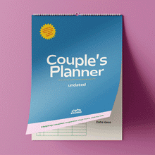  Undated Couple's Planner A3 Calendar