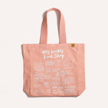  My Weekly Food Shop Tote Bag Tote bag sighh Pink 