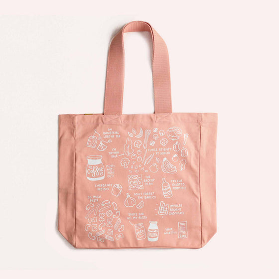 My Weekly Food Shop Tote Bag Tote bag sighh 