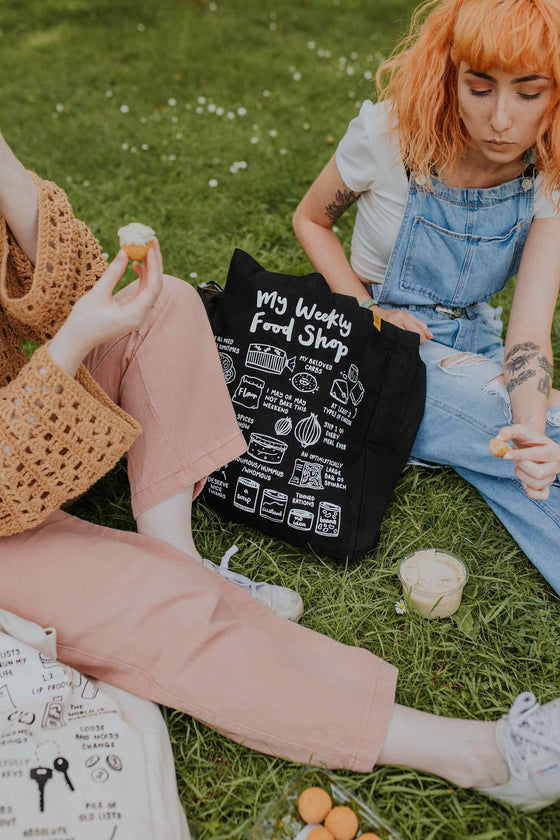 My Weekly Food Shop Tote Bag Tote bag sighh 