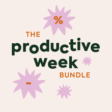  The Productive Week Pack Custom Bundle Custom Bundle 