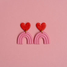  Love over the Rainbow Polymer Earrings Earrings sighh 