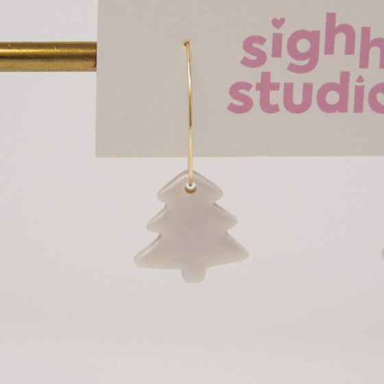 Pearl Christmas Tree Earrings sighh 