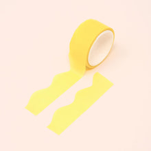  Yellow Wavey Shaped Washi Tape 21mm Washi Tape sighh 