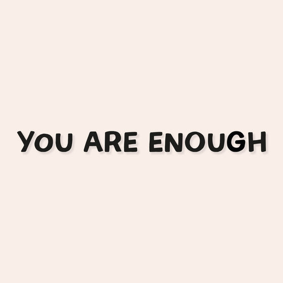 You Are Enough Mirror Decal Decals sighh 